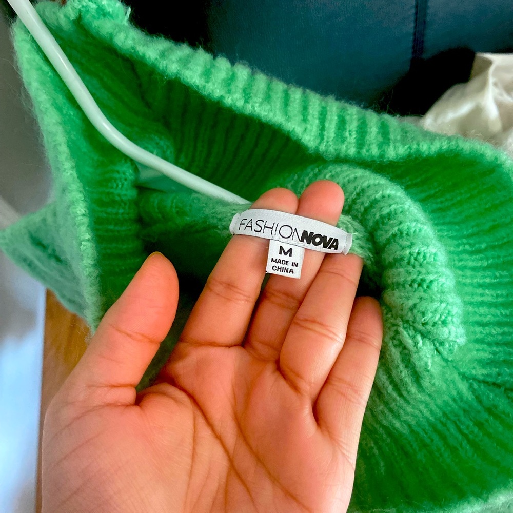 Lime green Fashion Nova sweater